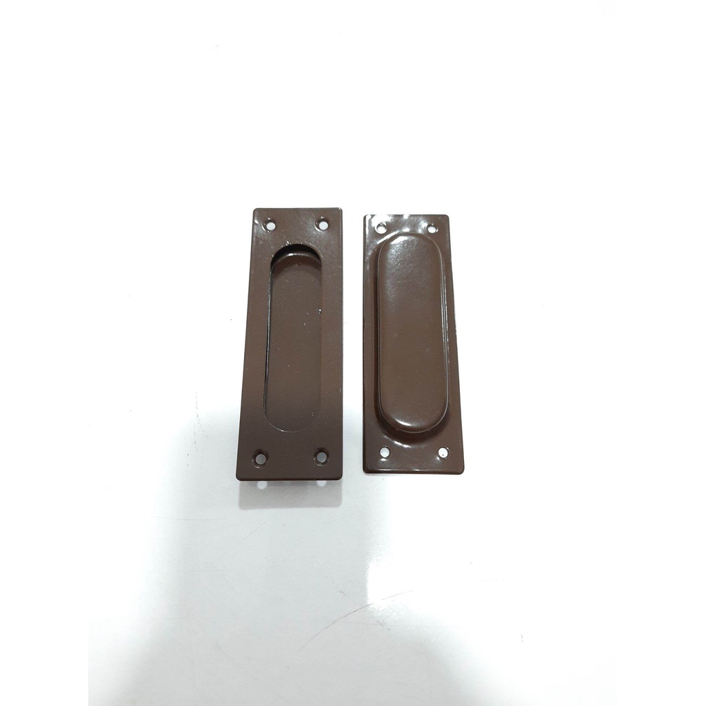 Tarikan Kom Kotak COKELAT / Tarikan Pintu Dorong Sliding (G733)