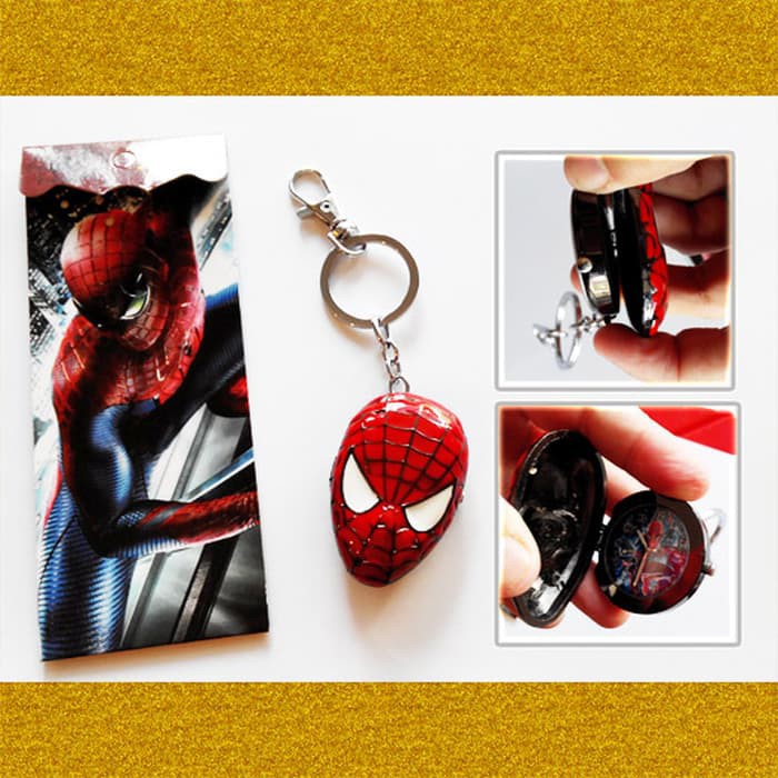Gantungan Kunci + Jam - Superhero