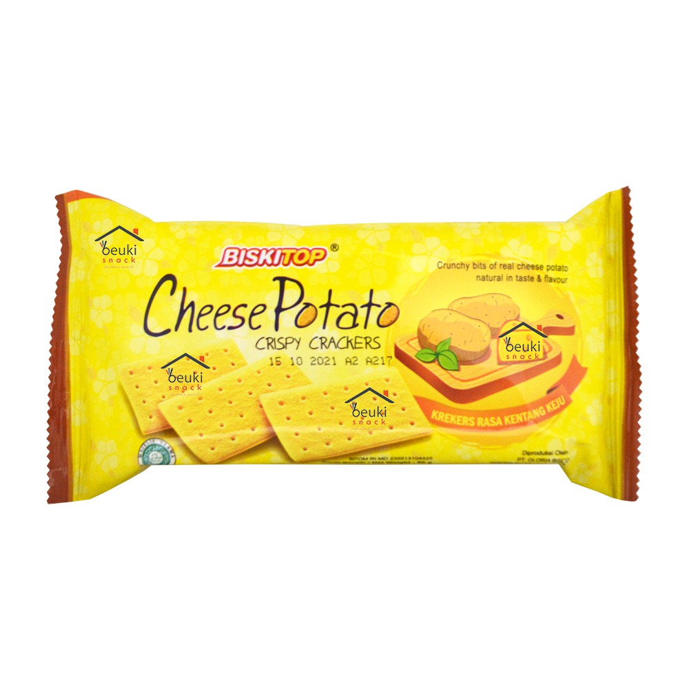 Jual PACK Biskitop Cheese Potato Crispy Crackers Kue Biskuit Kentang
