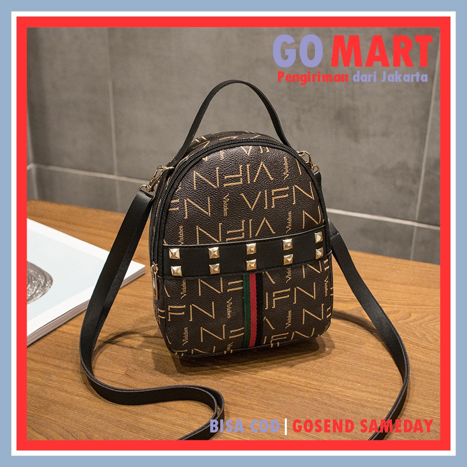 Tas Wanita Multi Fungsi Sling Bag dan Backpack - Tas Fashion Korea Import Terbaru - Tas Wanita Import Model Terbaru [SL16]