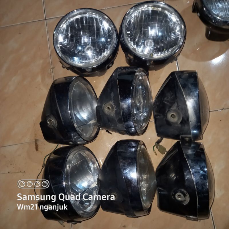 LAMPU TIGER REVO ORI HEADLAMP TIREV ORIGINAL SET REFLEKTOR TIGER AHM COPOTAN CABUTAN barong