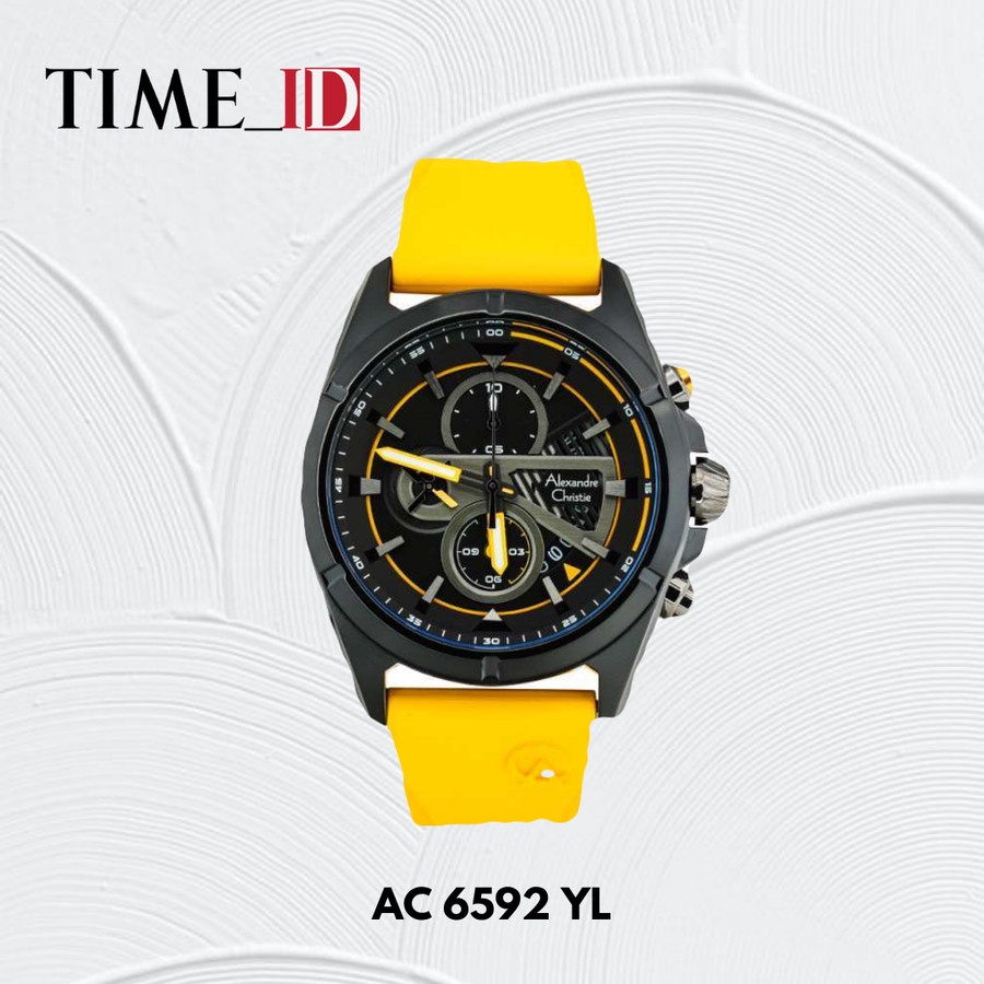 Jam Tangan Alexandre Christie AC 6592 YELLOW PRIA