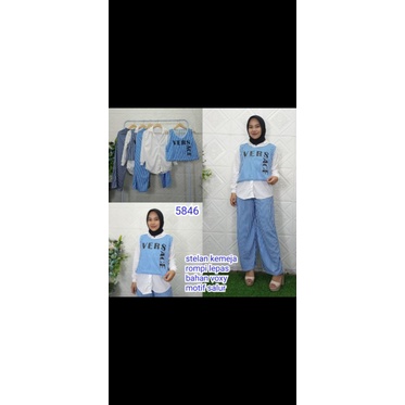 setelan 3 in 1 bahan voxy premium