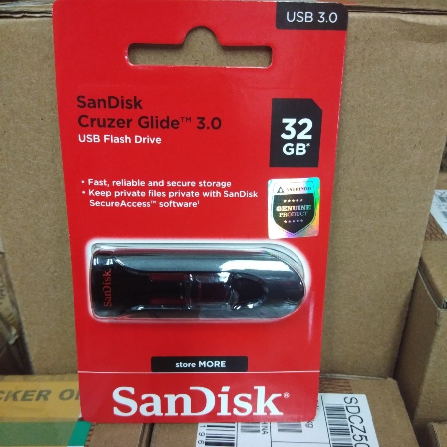 Sandisk Flash Disk 32GB USB 3.0 Cruzer Glide