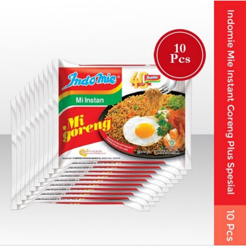 

Indomie Mie Goreng Instan Spesial 10pcs