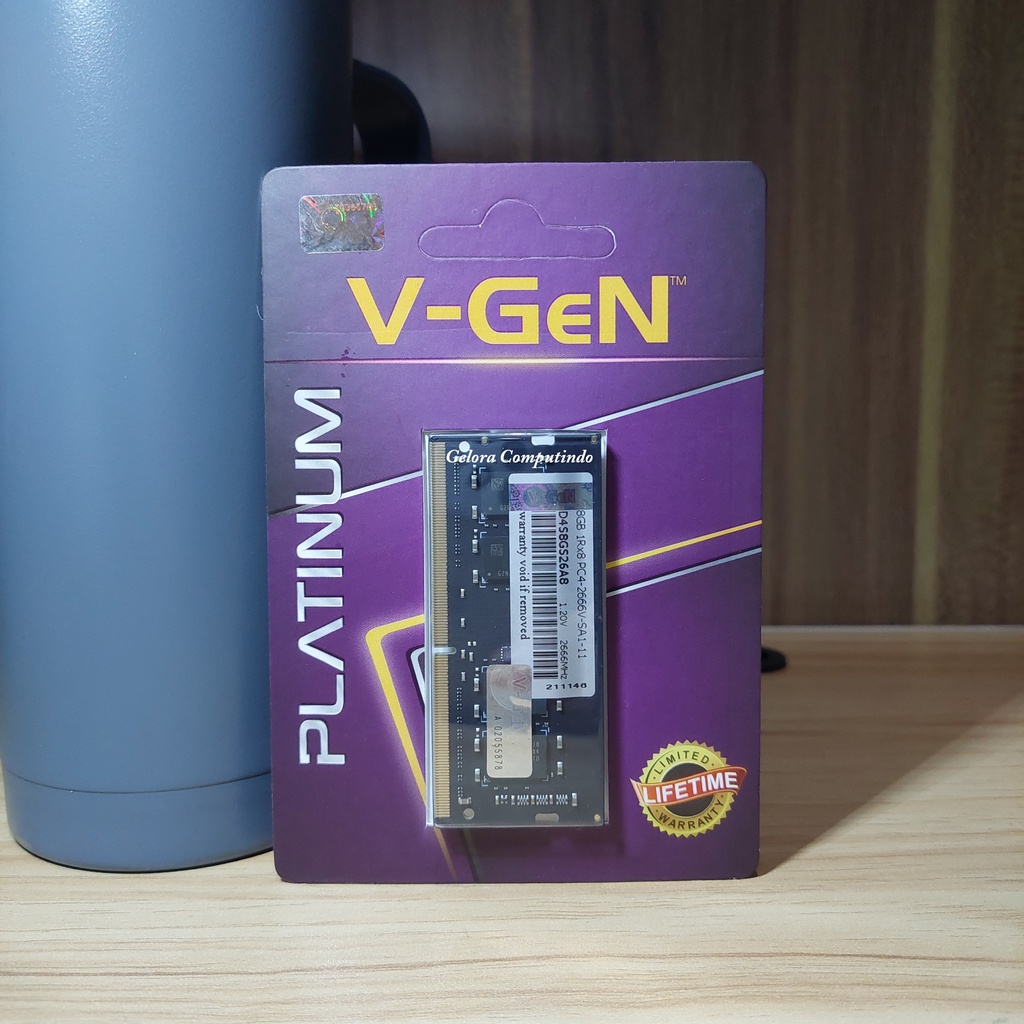 Memory Laptop / Sodimm V-Gen 8GB DDR4-PC2666 Platinum