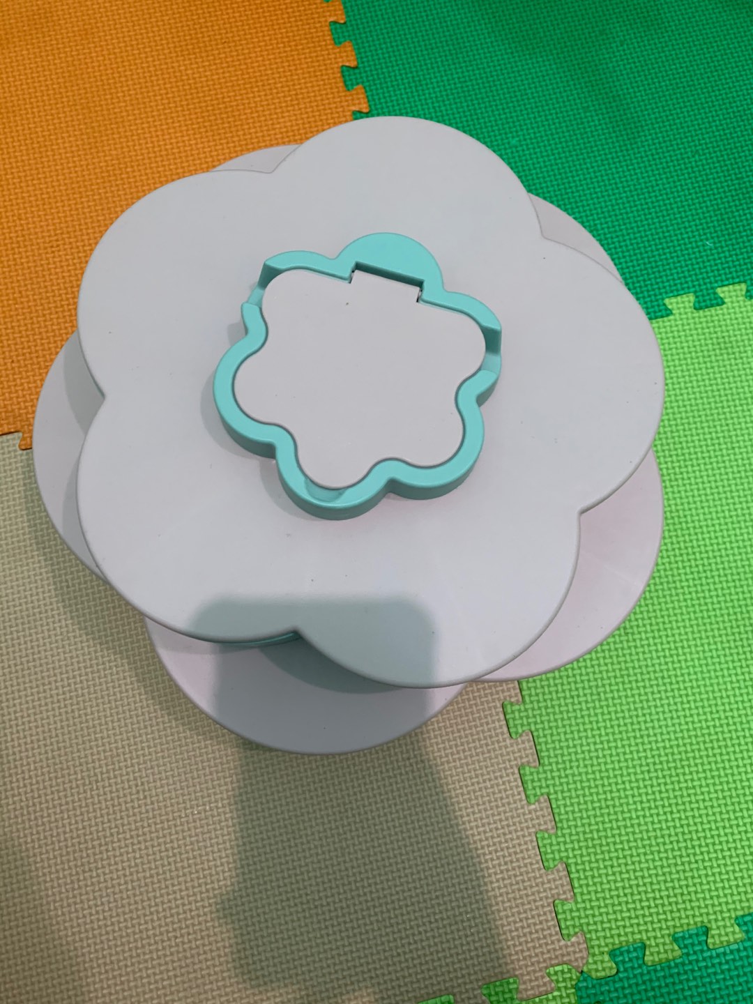 Toples Bunga Putar / Candy Gift Box Tempat Kue,snack,candy Unik 2 Susun Toples Kue Lebaran - Pink