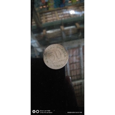 Uang koin 50 rupiah thn 1971