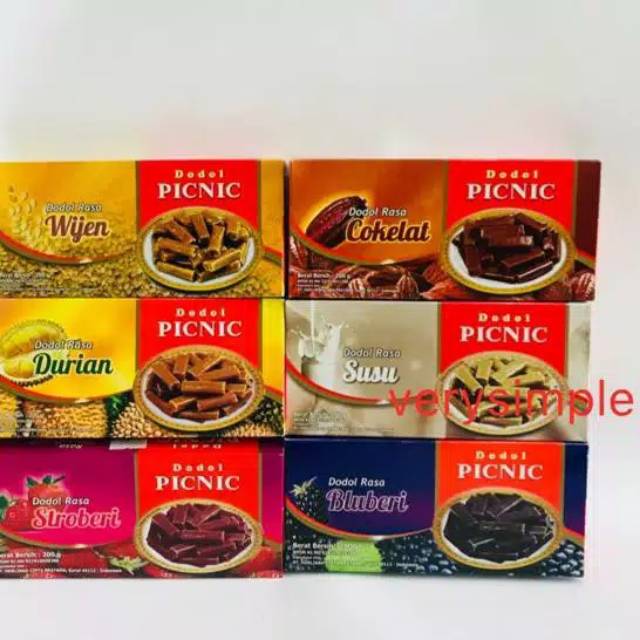 

Dodol Garut Picnic All Variant 250g