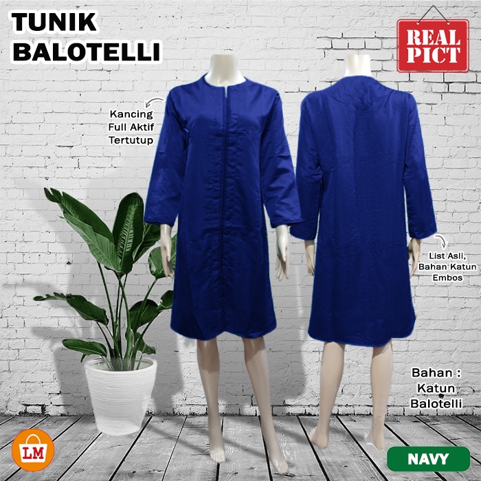 Baju Atasan Wanita Muslim TUNIK BALOTE Jumbo Bahan Katun Balotelli TERMURAH TERLARIS KEKINIAN LMS 27451 27454