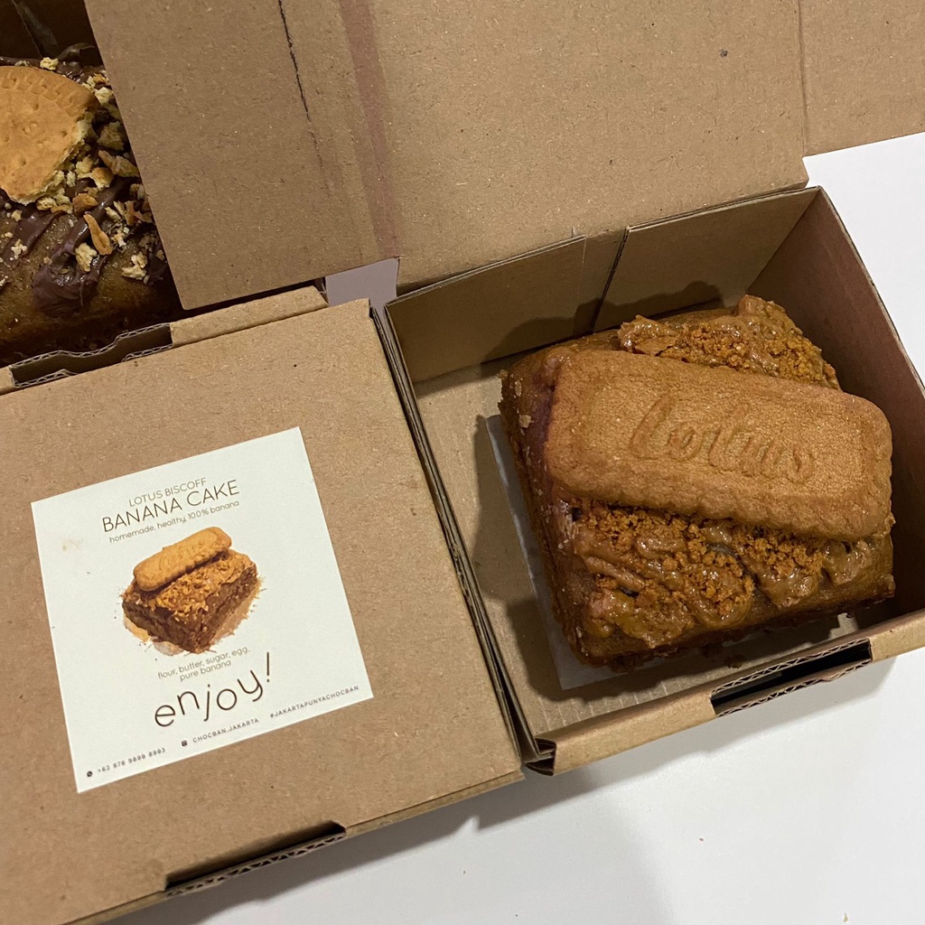 Banana Cake - Choco Cheese Lotus Biscoff Regal Nutella