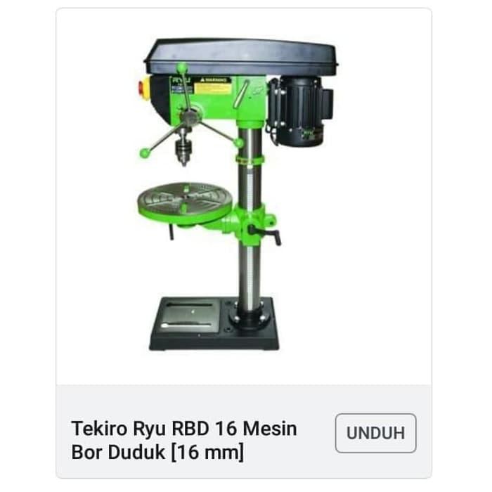 Murah RYU TEKIRO Bench Drill Press 16mm - RBD 16 - mesin Bor Duduk besar Berkualitas