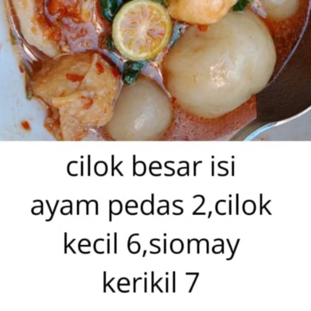 

Cilok kuah homemade