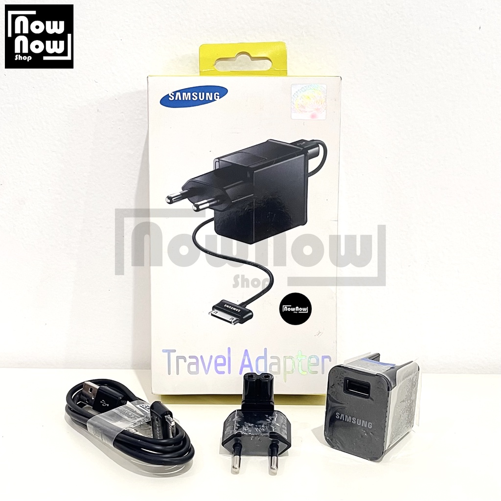 Charger Samsung Galaxy Tablet Tab 1 / 2 / 7 / 7,7 / 8,9 / 10,1 / P1000 P3100 P3200 P5100 P5200 P6200 N8000 Travel Adapter Charger Carger Casan Cas FullSet Original