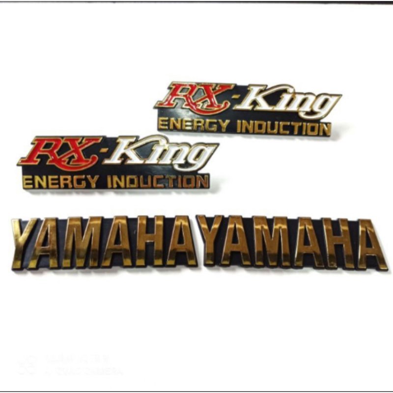 Emblem Tengki RX King Set Emblem Box aki RX King Lama RX king New