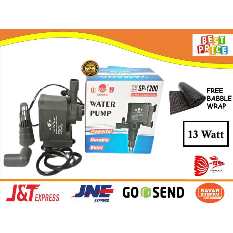 Pompa Aquarium Yamano Sp 1200 Sp1200 Aman Celup Dalam Air Pompa celup Yamano SP 1200 murah termurah