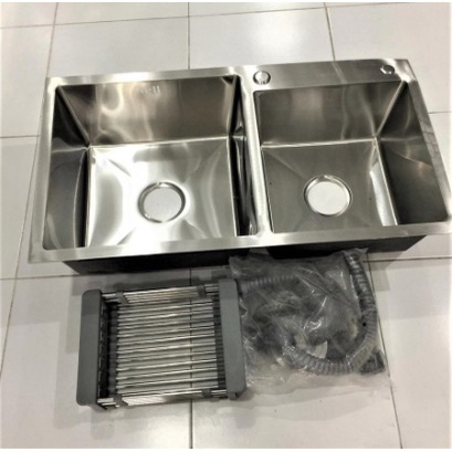 Royal Bak Cuci Piring / Kitchen Sink 2 Lubang Minimalis tipe Contempo Doppio