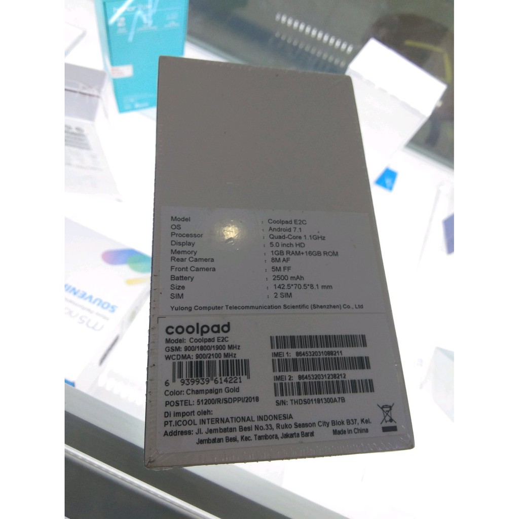 New Coolpad E2c Roar 5 Garansi Shopee Indonesia