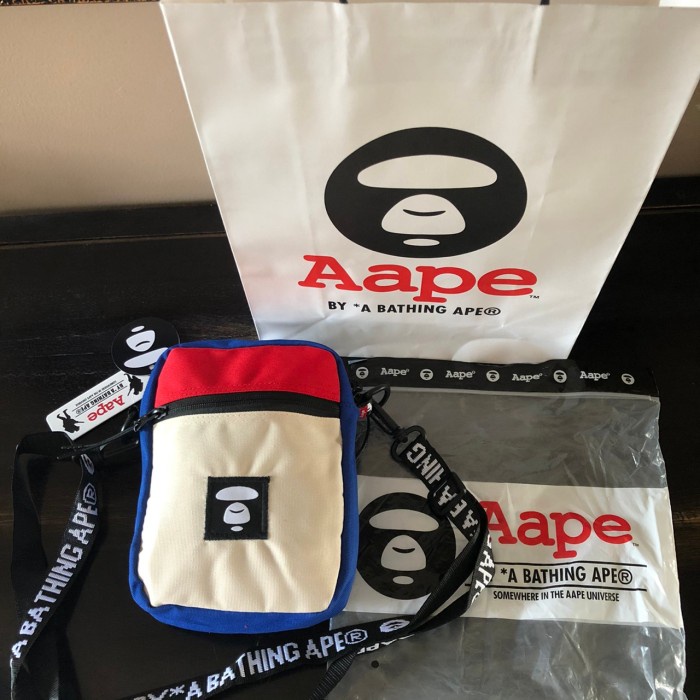 

(TERLARIS) Sling Bag AAPE with Paperbag - Warna 5