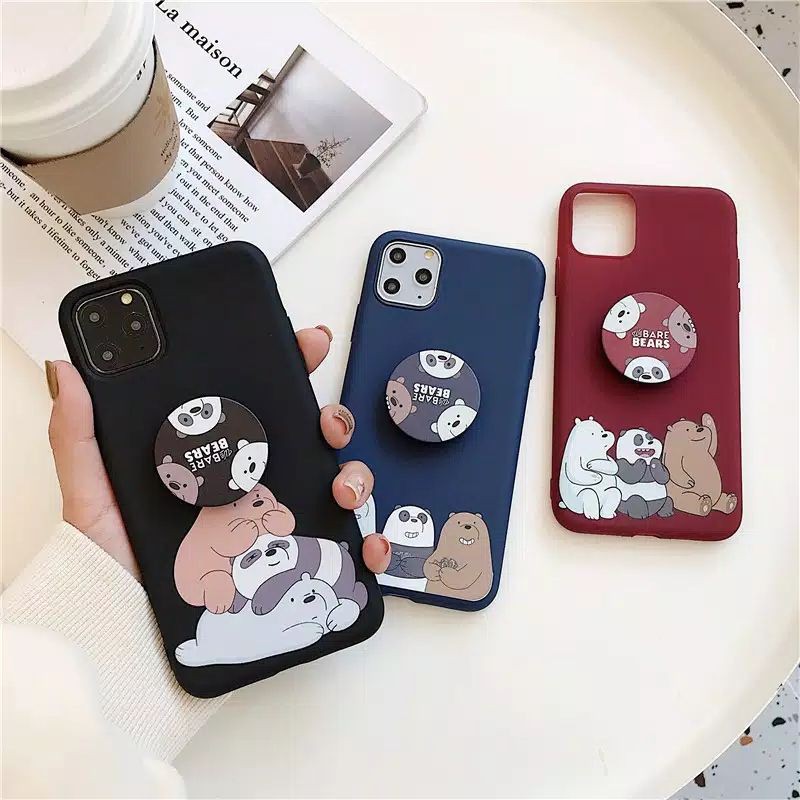Silikon Soft Case We Bare Bears Oppo A53 2020 A9 A5 2020 f11 A12 a3s a37 A12 A5S A7 F9 f1s F5 a83