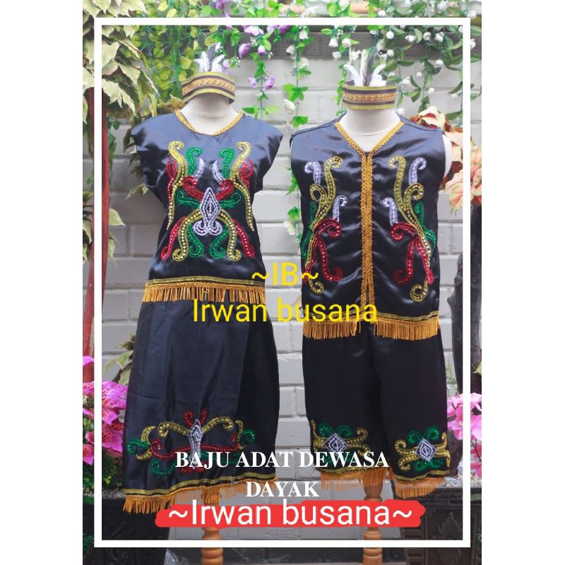 Baju Adat Dayak Baju Adat Kalimantan Timur Dewasa Shopee Indonesia