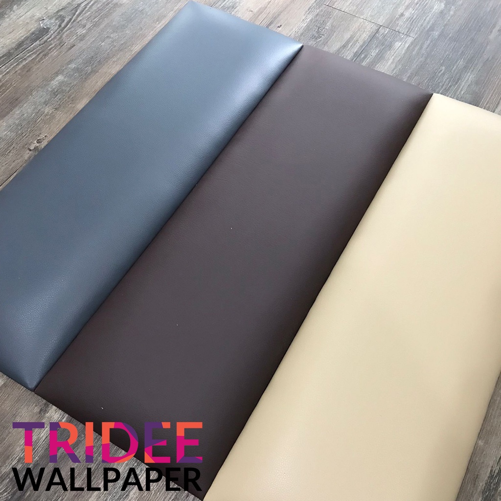 Leather Headboard Wallpanel Sticker | 20x60cm | Panel Kulit Kasur