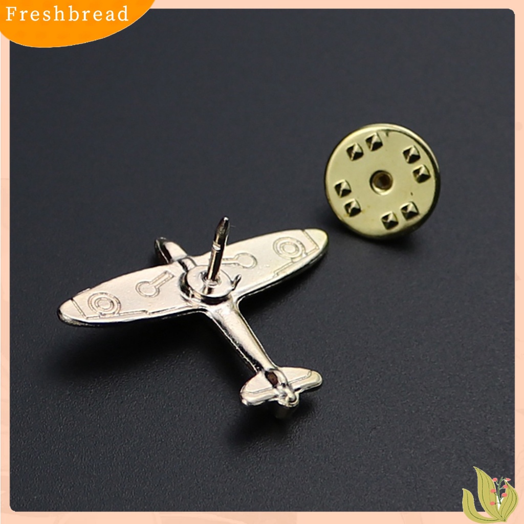 [ TERLARIS]Collar Clip Luxury Plane Shape Alloy Pilot Miniature Aircraft Collar Clip for Wedding