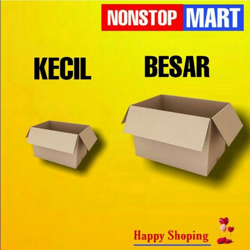 

Kardus/Dus besar/kecil