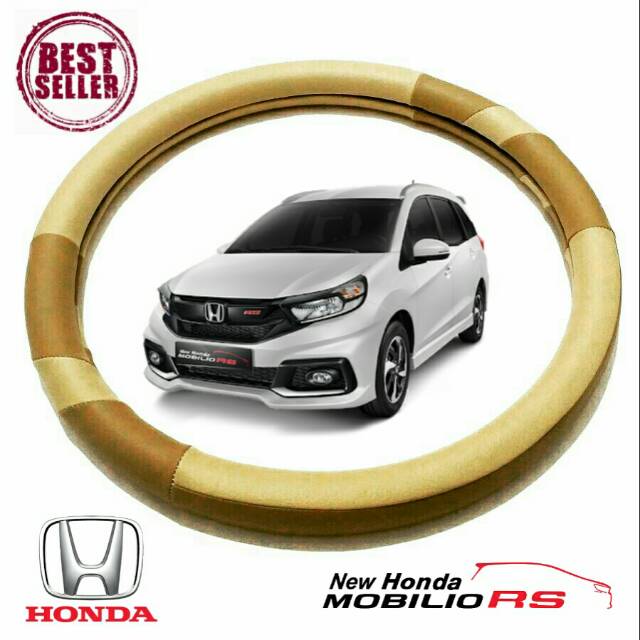 Cover stir mobil honda mobilio rs coklat cream