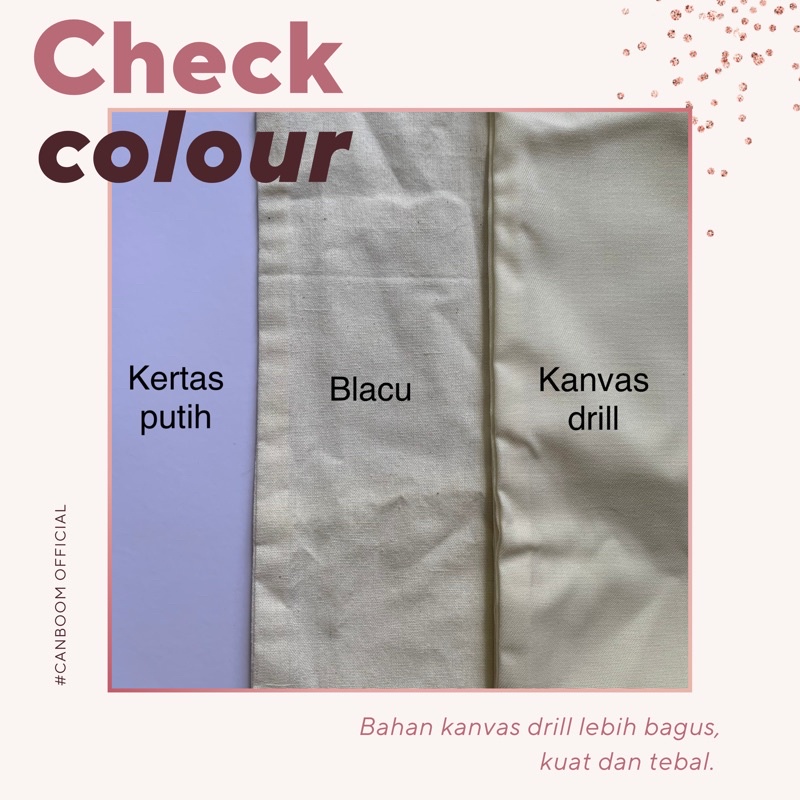 Tote Bag Kanvas Quotes Text Tulisan Bestie Resleting By Can Boom Official