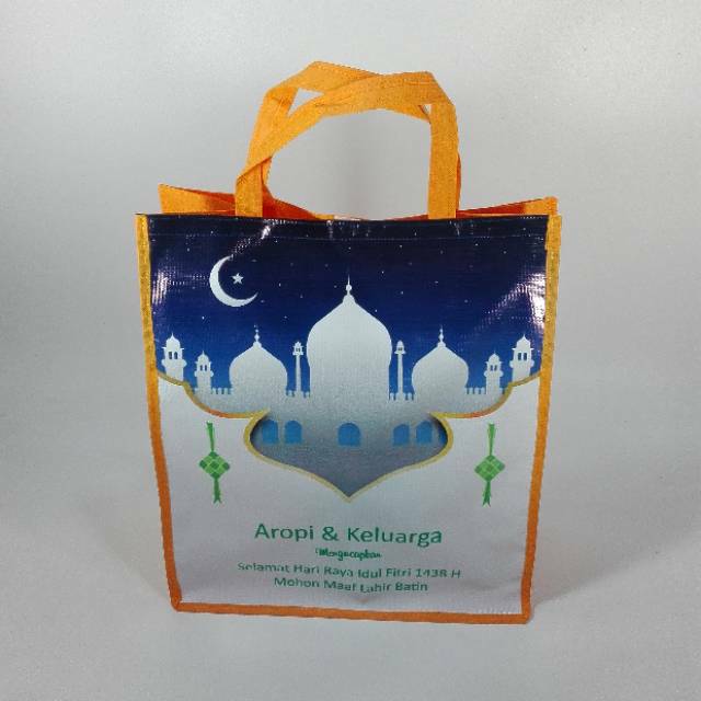 Tas Bidan Partus Souvenir Lebaran Haji Umroh Custom Parcel Ramadan Tas Idul fitri tas hantaran puasa ramadhan jumbo besar muat zakat fitrah