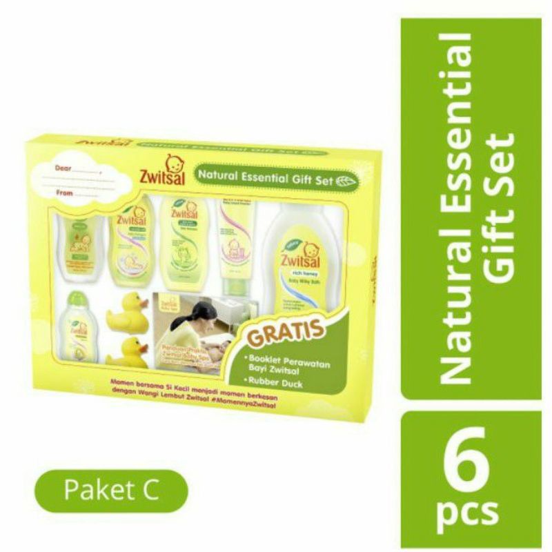 ZWITSAL BABY SPA GIFT BOX SET HADIAH KADO NEWBORN BAYI LAHIR ALAT MANDI