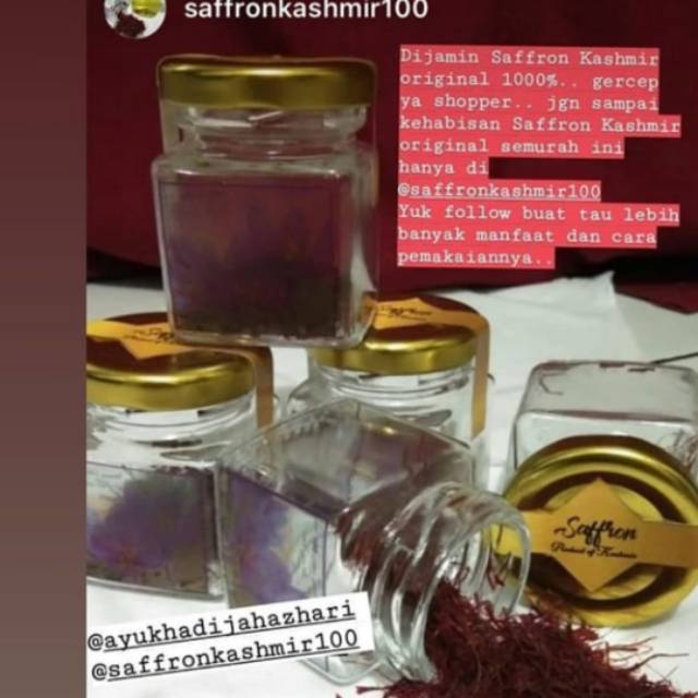 saffron kashmir 100% original