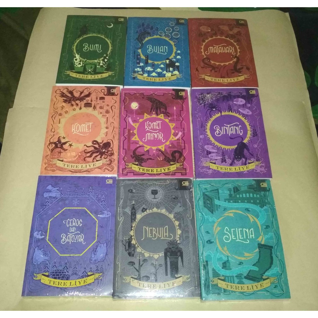 Paket Novel Paling Laris Tere Liye Isi 9 Buku Seri Bumi Shopee Indonesia