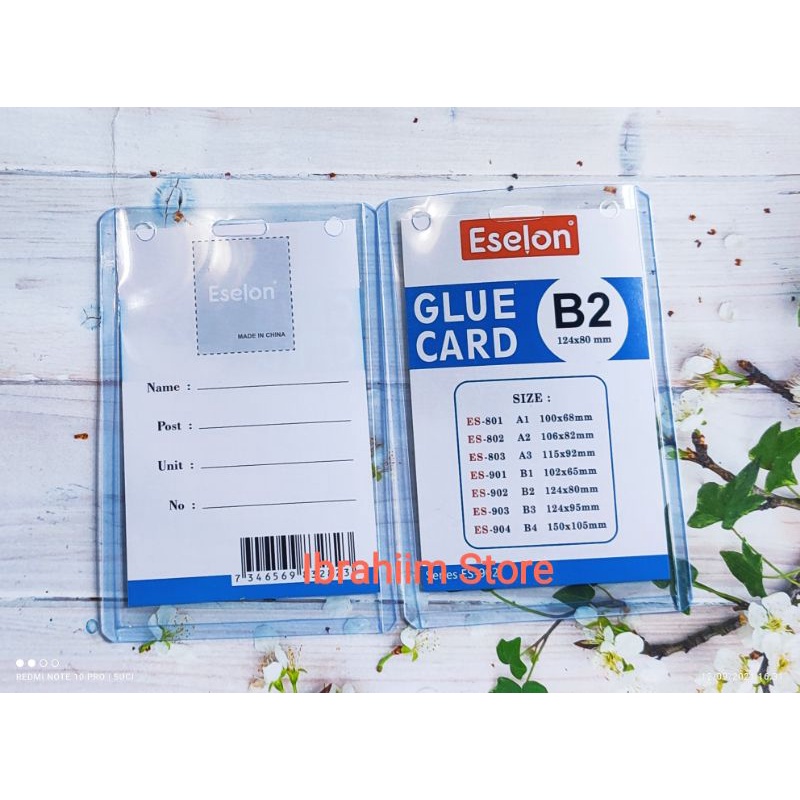 (ISI 20) KALUNG UJIAN DAN GLUE CARD MIKA UJIAN NAME TAG UJIAN DAN TALI