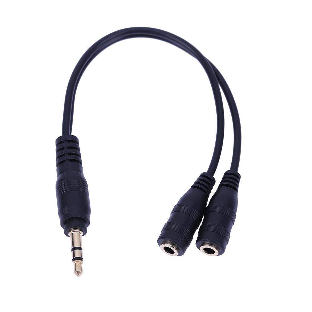 MOJITO 3.5mm 1 Male to 2 Female Y Splitter Stereo Extension Audio Cable