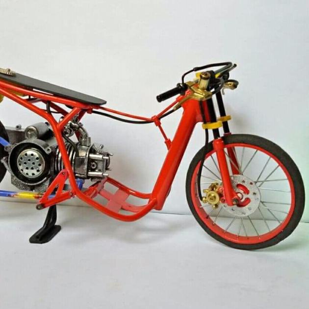 [LR36]Jual miniatur motor drag Honda pcx-HOT SALE