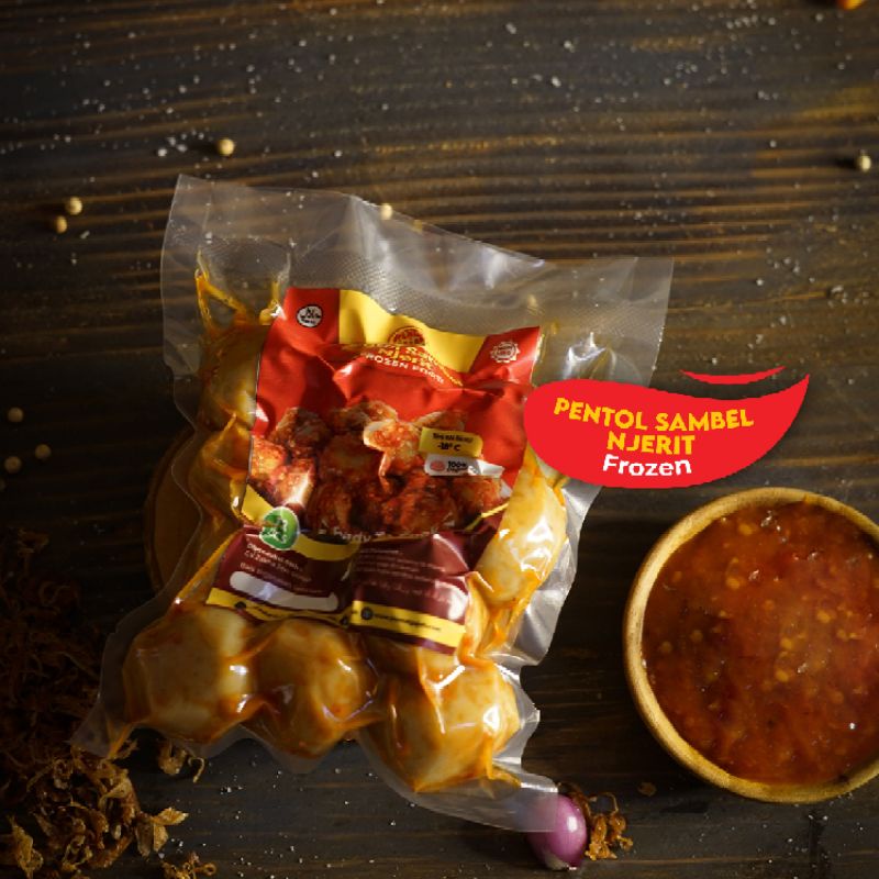

Pentol Njerit Frozen isi 12 vacuum (tidak termasuk saus, saus terjual terpisah)