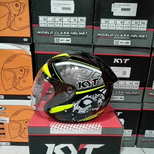 Helm KYT DJ MARU SE WORLD GP READY