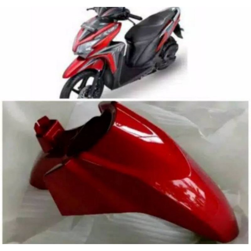sepakbor depan vario 125 / selebor depan vario 125 merah maroon 125 merahh