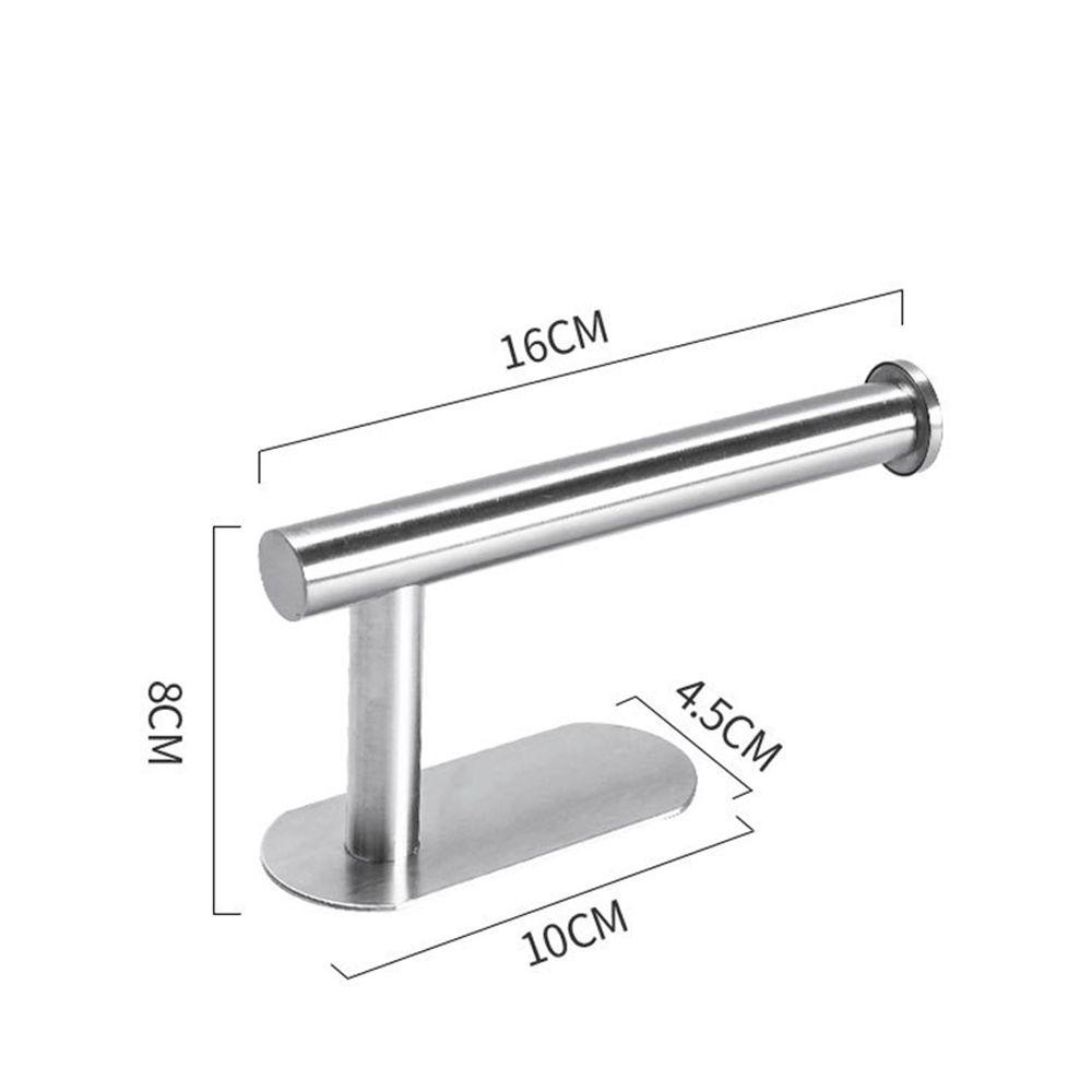 TOP Toilet Roll Holder Modern Seamless Adhesive Hook Tanpa Bor Rak Penyimpanan Tempel Dinding