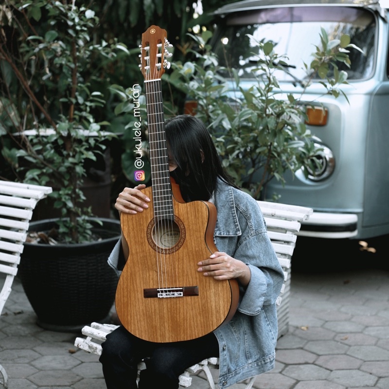 GITAR KLASIK YAMAHA CUTWAY C315 FULLSET CUSTOM