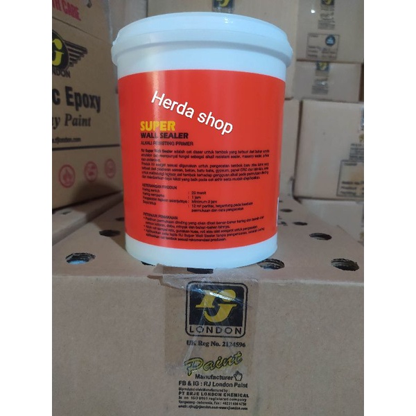 cat dasar tembok cat dasar dinding wall sealer 1kg rj london