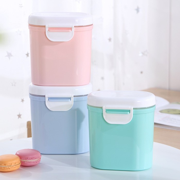 Toples Susu Bubuk Bayi 800ml / Toples Susu Wadah Tempat Menyimpanan Susu Bayi Serbaguna