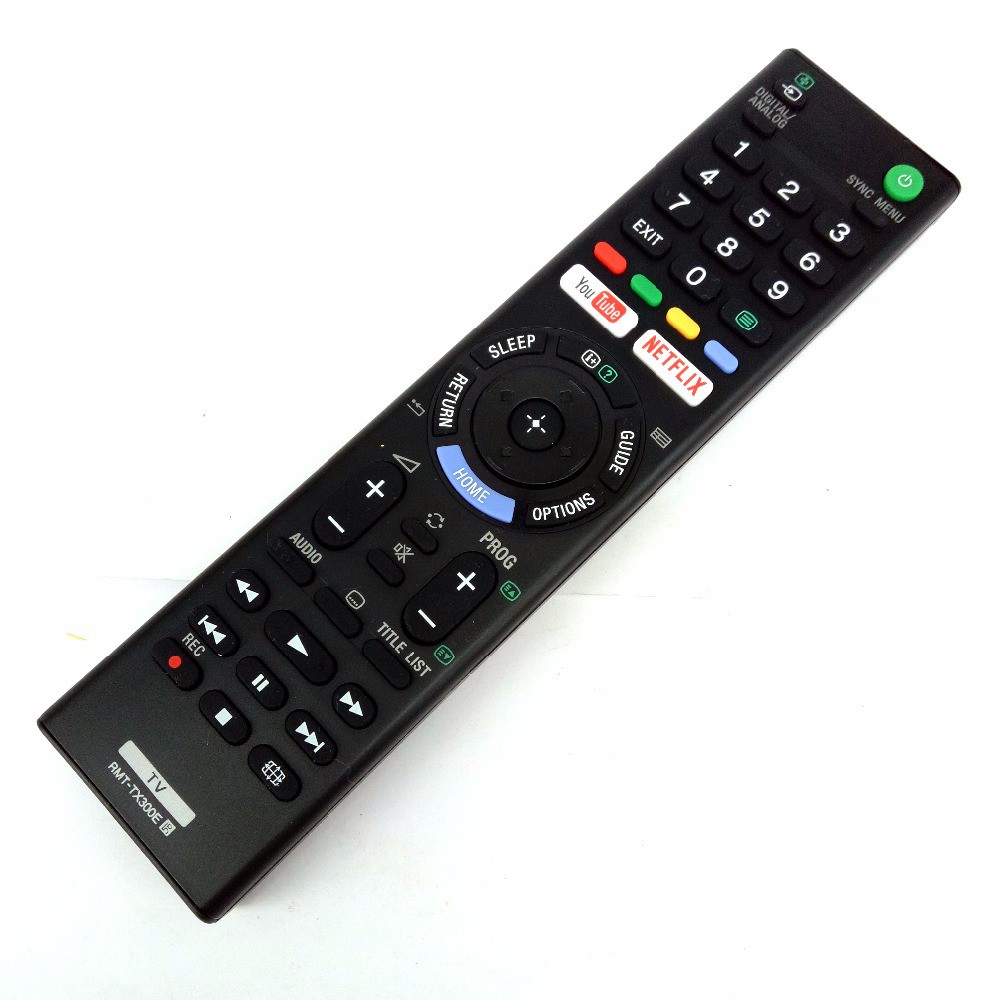 Remote TV Sony ORIGINAL YouTube NETFLIX-hitam