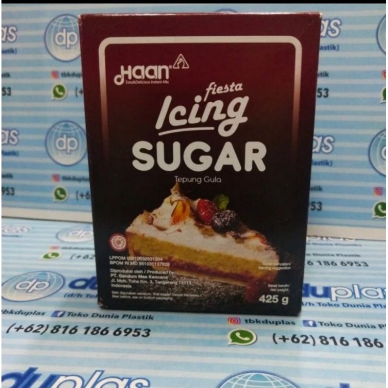 

Haan Icing Sugar Fiesta 425 gr