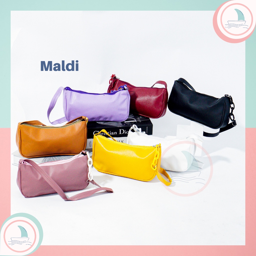 Tas Selempang Dan Bahu Rantai Wanita Shoulder Bag Chain Maldi Premium