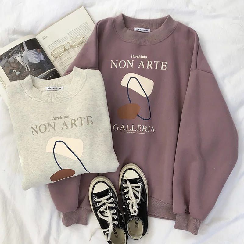 NON ARTE GALLERIA SWEATER OBLONG / CREWNECK BABYTERRY