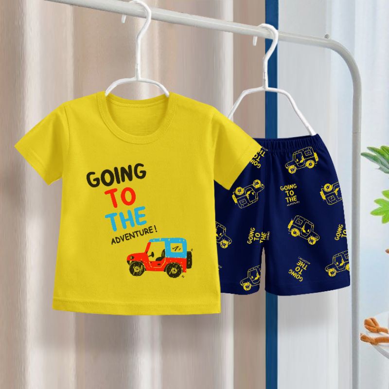 RAMORA SETELAN ANAK LAKI LAKI/ SET BAJU ANAK COWOK / PAKAIAN ANAK LAKI LAKI UMUR 1-6TAHUN