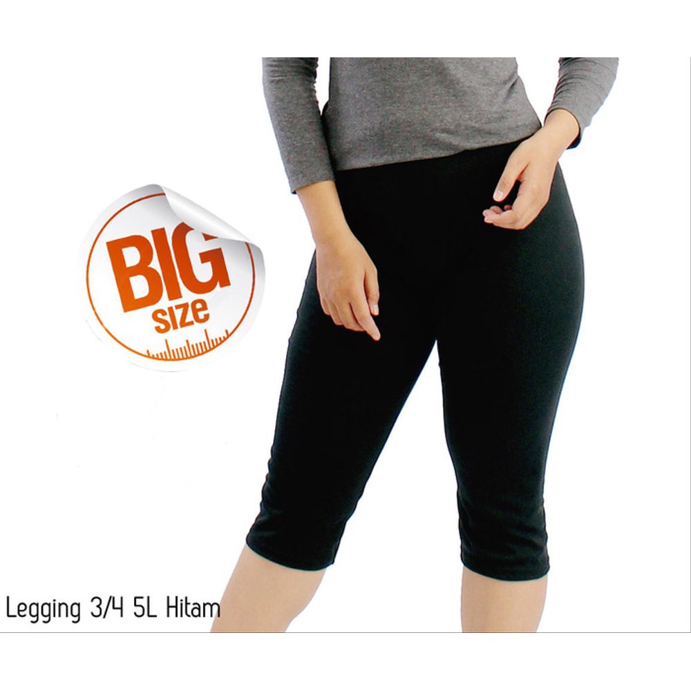 Legging Pendek 3/4 Jumbo Premium Max BB 85kg / Legging Super Jumbo